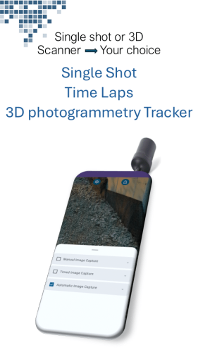 RTKcamera Ntrip RTK 3d scanner full resolution photo app android geotagging